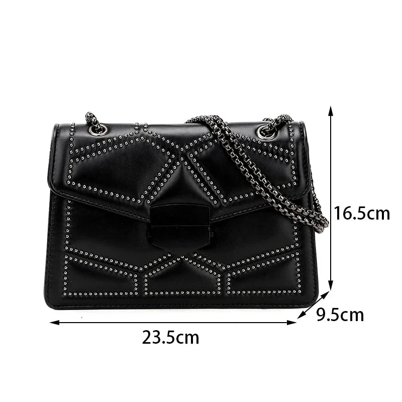 Bolso bandolera elegante - Cuero sintético de moda
