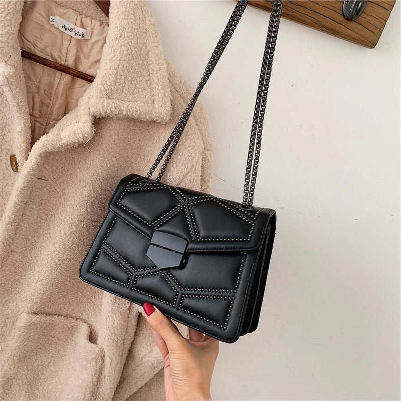 Bolso bandolera elegante - Cuero sintético de moda