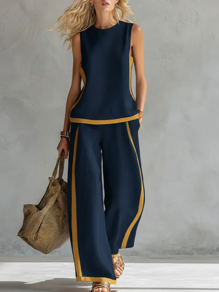 DENISE | Conjunto Chaleco Holgado y Pantalón Oversize 2026
